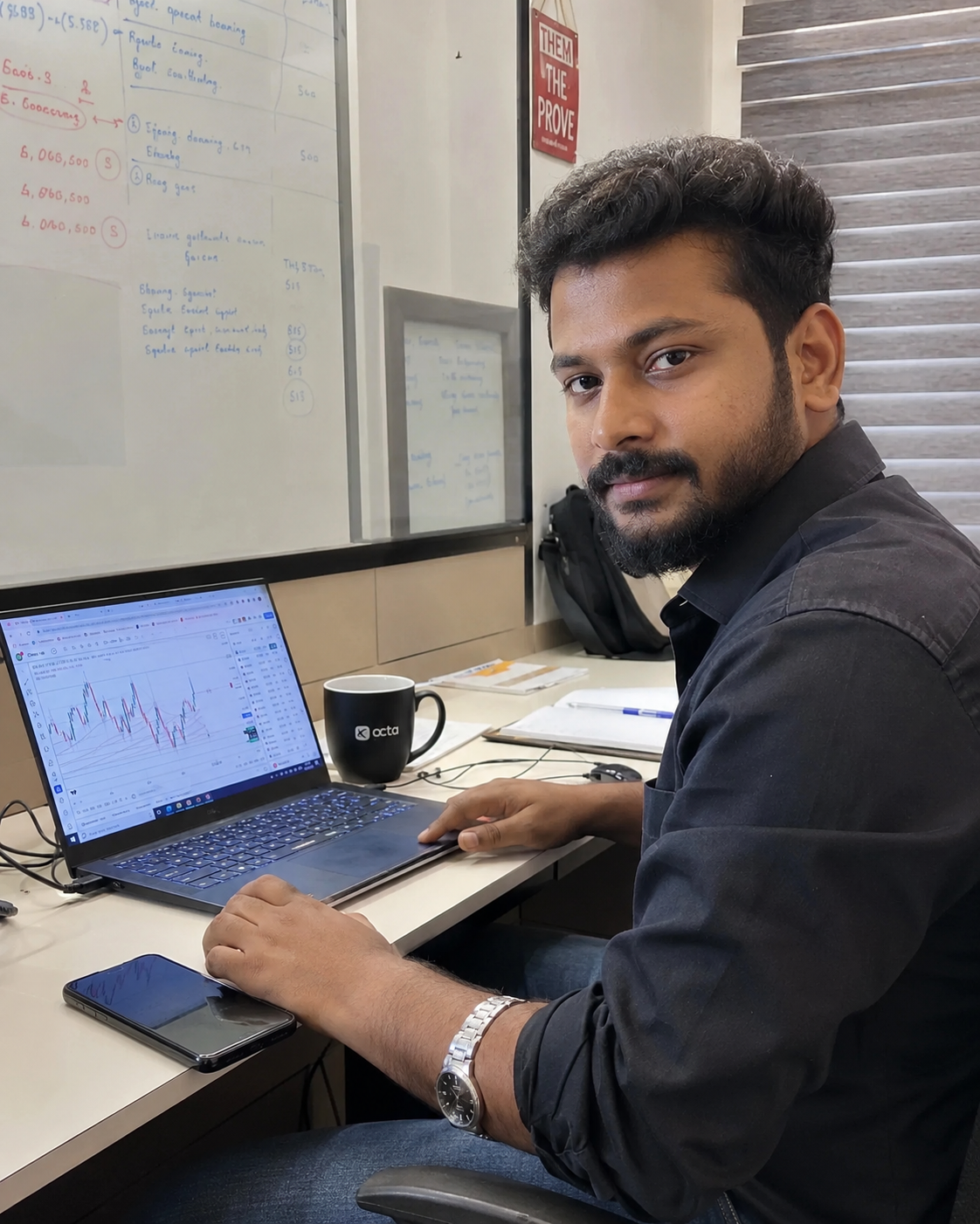 Karan Malhotra, Traderz Den online learner