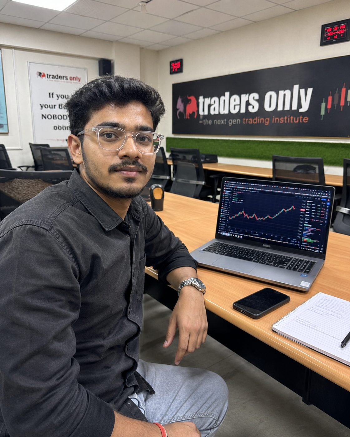 Sachin Kapoor, Traderz Den course learner
